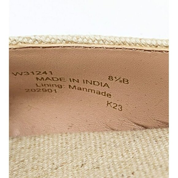 Cole Haan Cloudfeel Women's Espadrille Wedge Heels Linen Size 8.5 (MSRP $160) - Picture 6 of 7